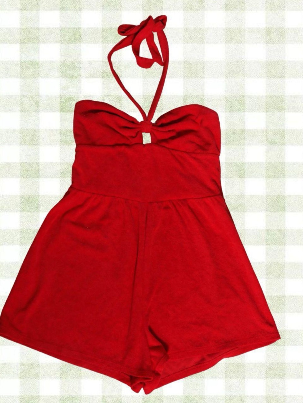 Red romper